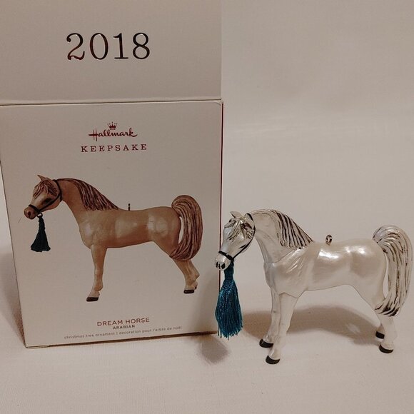 2018 HALLMARK Keepsake Ornament DREAM HORSE Arabian BNIP RETIRED Ornament - Picture 1 of 8